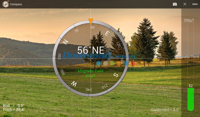 Smart Compass xác định hướng tại các khu vực có từ trường