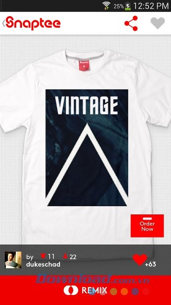 Mua hàng trên Snaptee