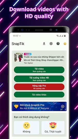 Nhiều lựa chọn tải video