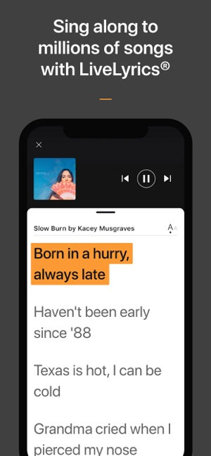 Xem và chia sẻ lời bài hát trên SoundHound app