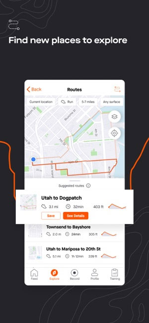 Khám phá địa điểm mới cùng Strava app