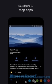 Swift Black Substratum Theme cho Android đổi nền bản đồ