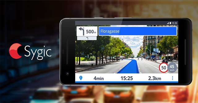Sygic GPS Navigation & Maps là một trong những app điều hướng tiên tiến thế giới