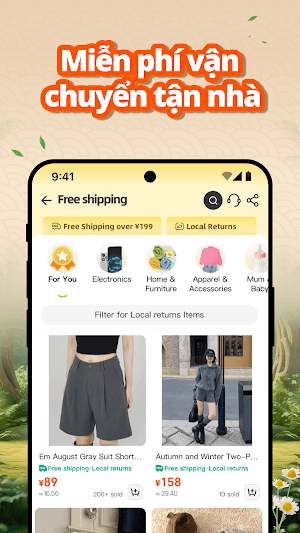 Miễn phí vận chuỷen