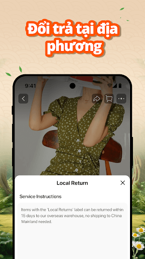 Đổi trả hàng tiện lợi, nhanh chóng