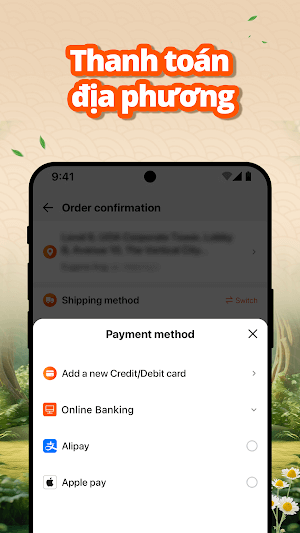 Thanh toán nhanh chóng, dễ dàng