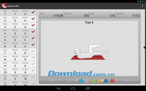 Lịch bài tập hàng ngày Tập thể dục bụng hàng ngày for Android