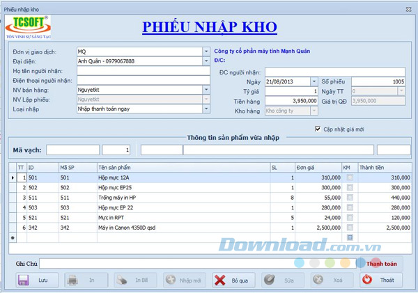Tình trạng phòng nghỉ