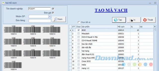 Danh mục khách hàng
