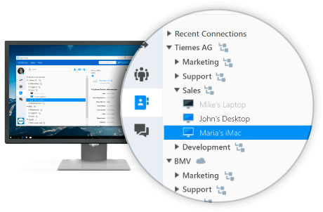 TeamViewer 14 nhóm thiết bị nâng cao
