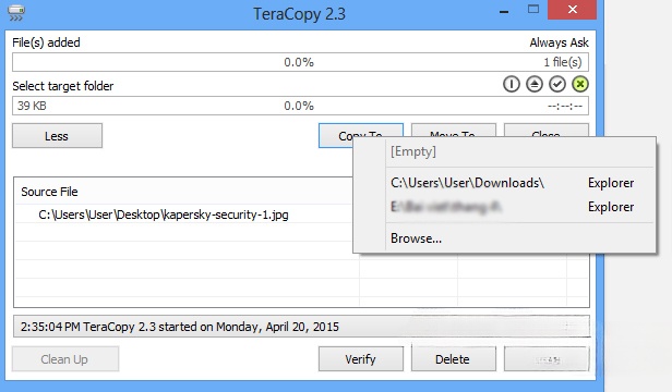 TeraCopy