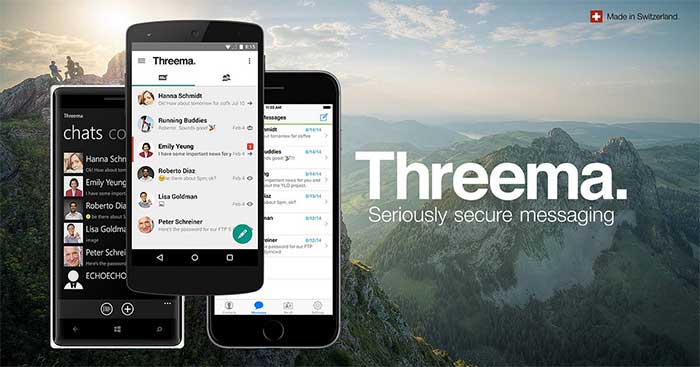 Threema là một trong những ứng dụng nhắn tin bảo mật bán chạy trên thế giới
