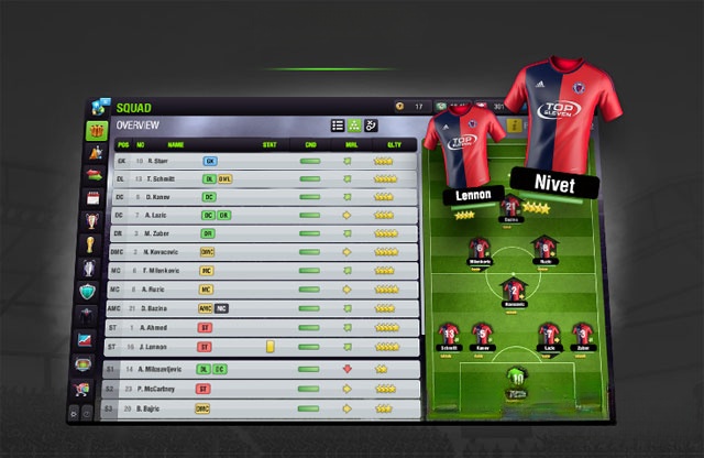 Game quản lý bóng đá Top Eleven 2017