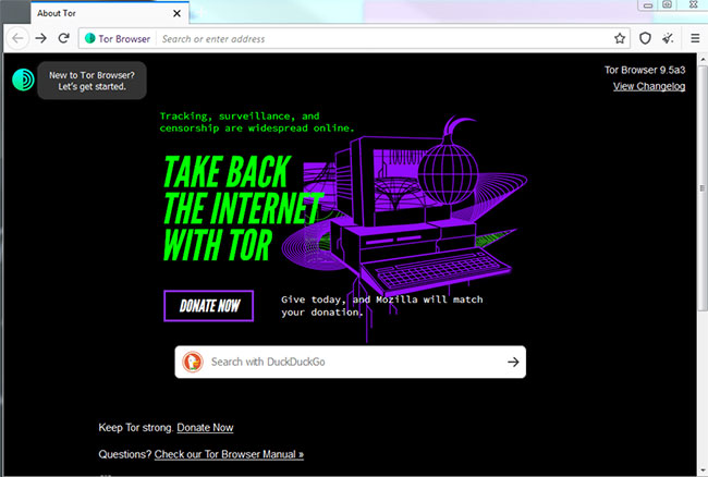 Tor Browser là phần mềm mã nguồn mở miễn phí đảm bảo khả năng ẩn danh trực tuyến, tăng cường bảo mật và an toàn khi sử dụng Internet