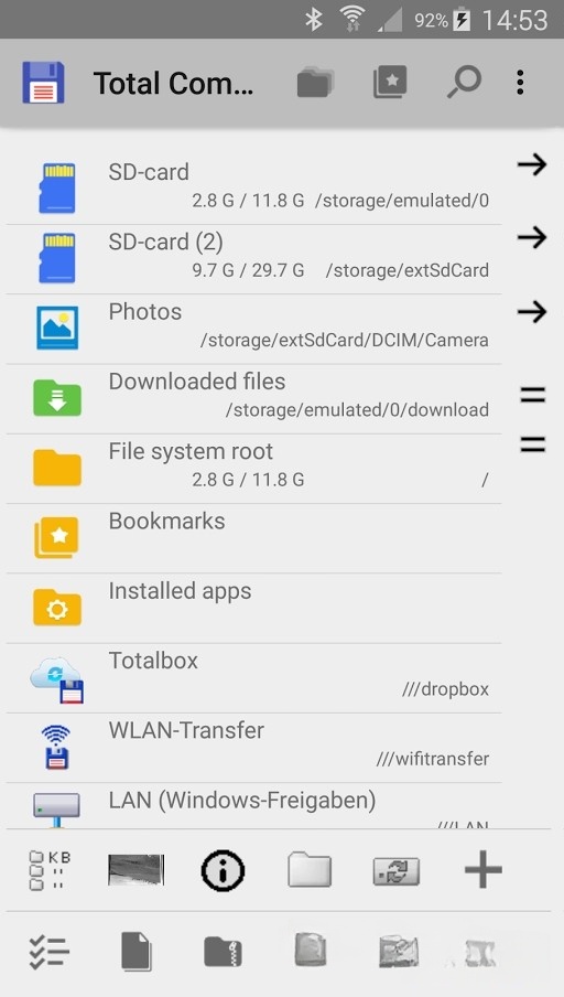 Total Commander hỗ trợ tính năng xem trước nội dung file