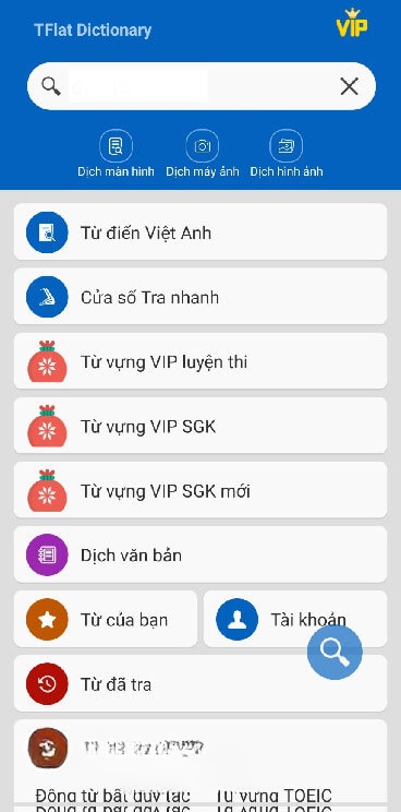 Giao diện chính