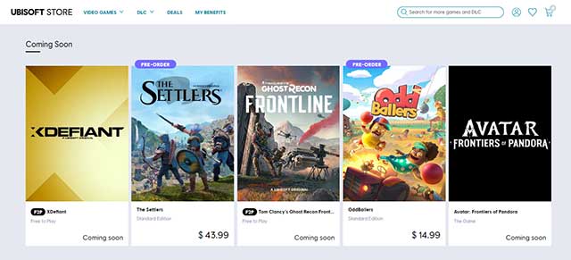 Điểm nổi bật của Ubisoft Store là giao diện trực quan, dễ sử dụng và độ tin cậy cao