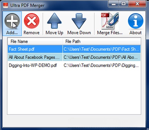 Ultra PDF Merger