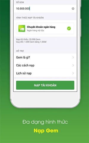 Chuyển khoản nhanh chóng