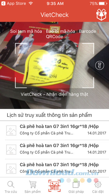 Quét mã QR Code Quét mã QR Code