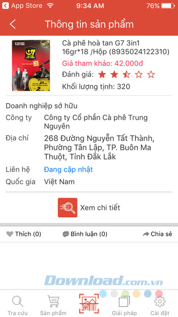 Thông tin sản phẩm Thông tin sản phẩm