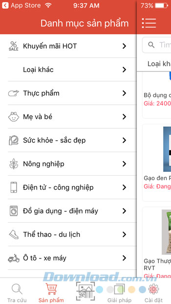 Danh mục sản phẩm Danh mục sản phẩm