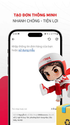 Tạo đơn thông minh