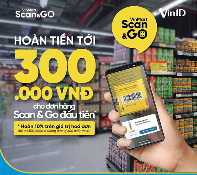 VinMart Scan & Go - tính năng mới của VinID