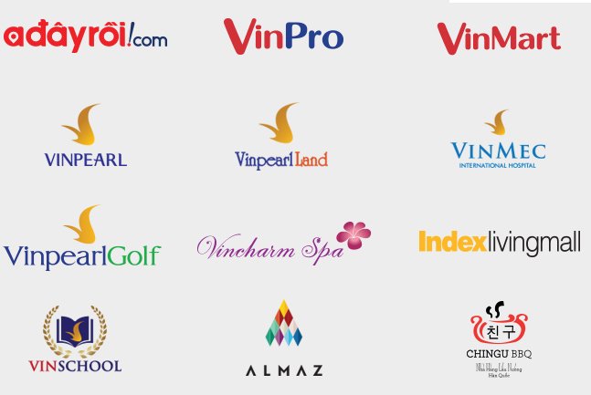 Các hệ thống sử dụng thẻ VinID