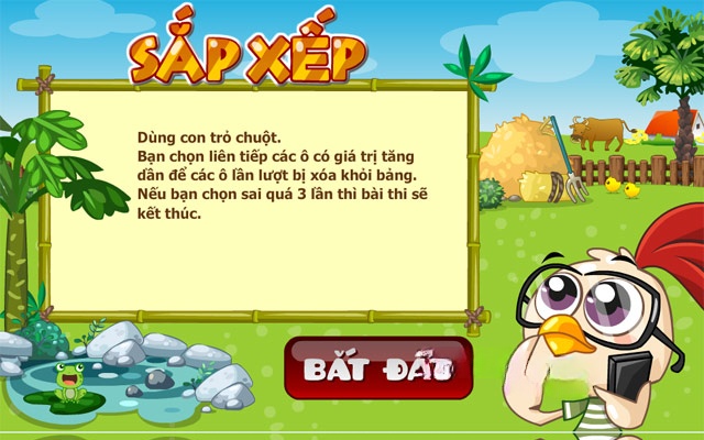 Kiểu bài Sắp xếp