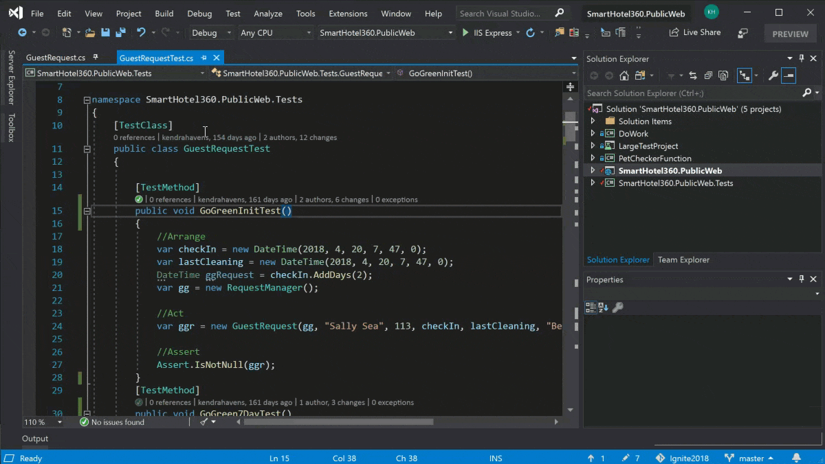 Visual Studio hỗ trợ phân tích code