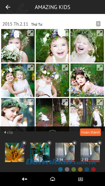 Chỉnh sửa video với VivaVideo