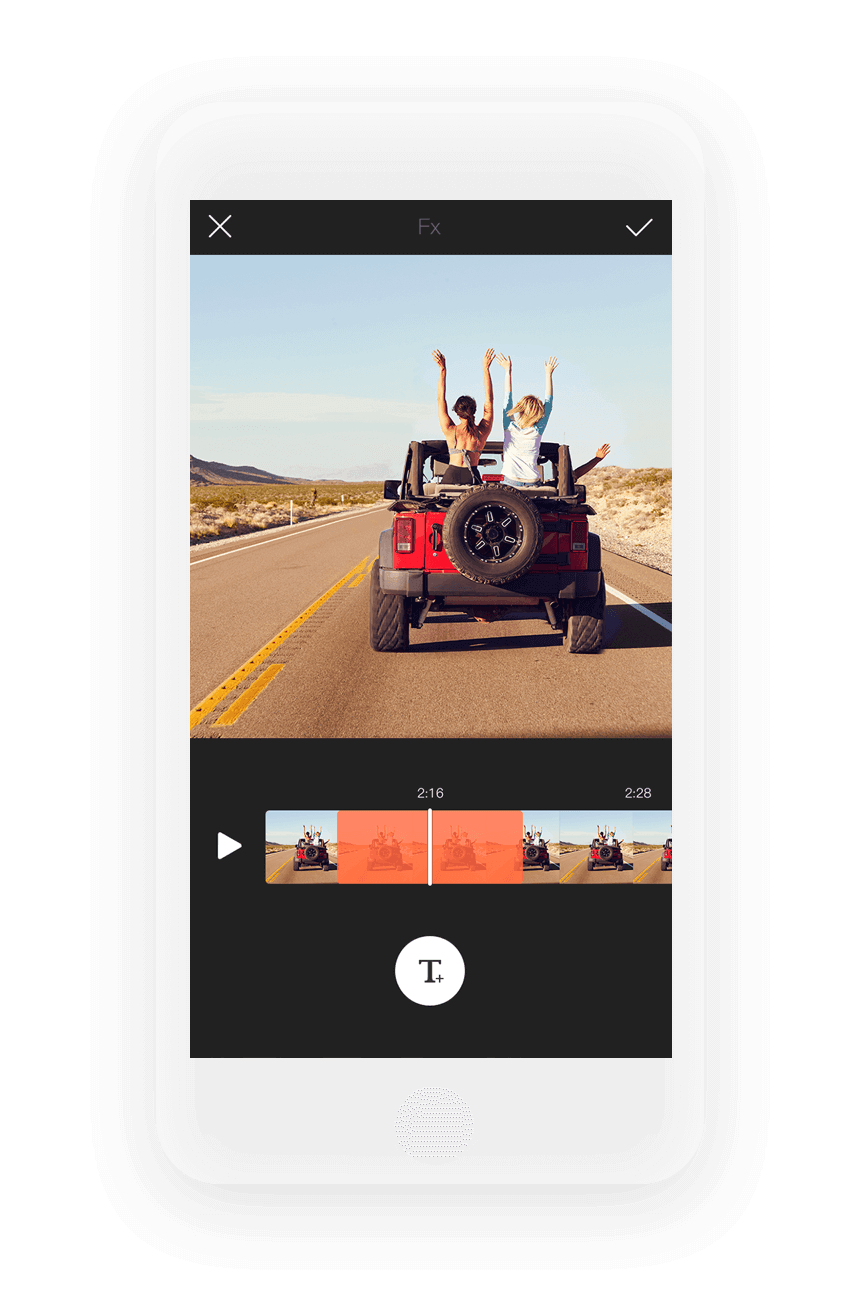VivaVideo hỗ trợ nhiều công cụ tạo video