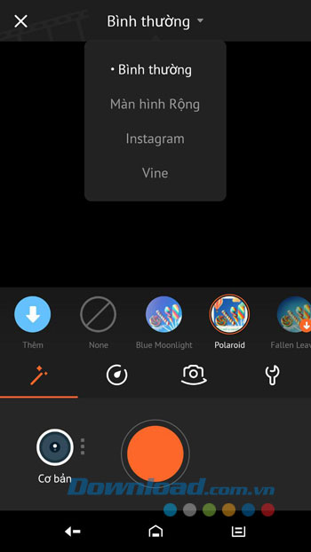 Quay video với VivaVideo