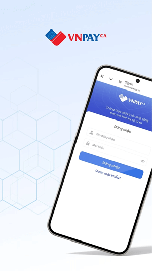 Đăng nhập tài khoản VNPAY CA
