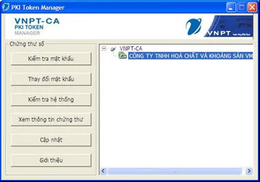 Quản lý chữ ký số trên VNPT-CA
