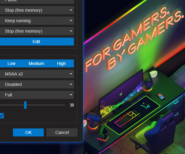 Hiệu ứng HDR Bloom tạo ra ánh sáng lấp lánh, bắt mắt cho hình nền