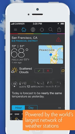 Weather Underground cho iOS