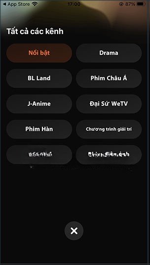 WeTV cung cấp một khối lượng lớn các bộ phim truyền hình và gameshow Hoa ngữ