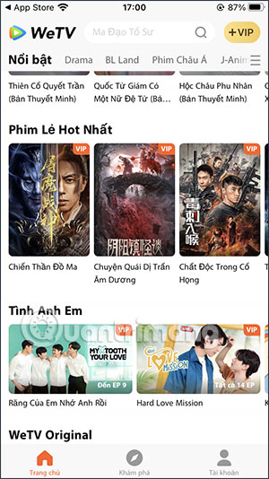 Trực tiếp bình luận trong khi xem phim