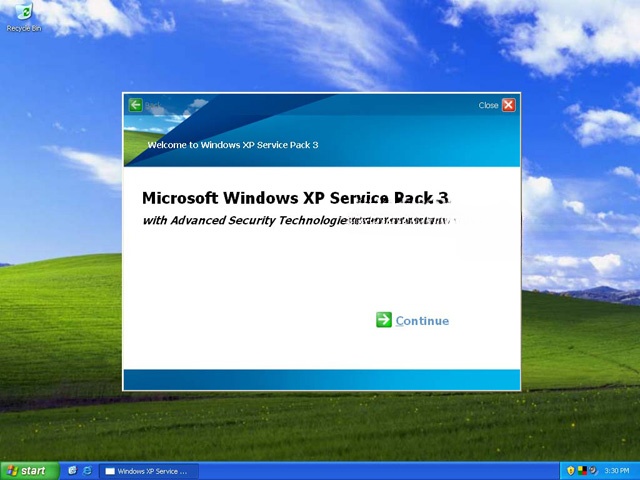 Chi tiết menu Start của Windows XP SP3
