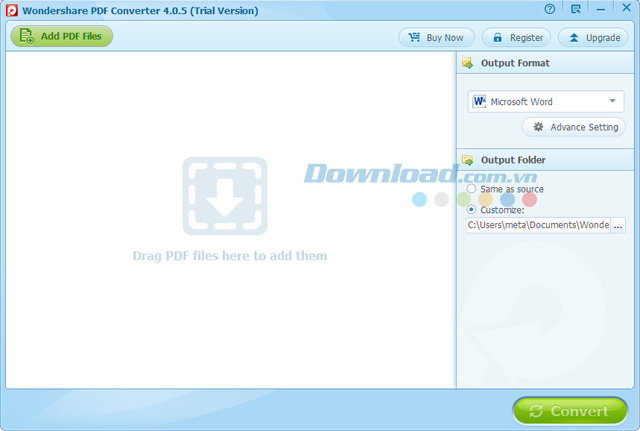 Chuyển đổi file PDF