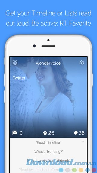 Đọc post từ Facebook và Twitter