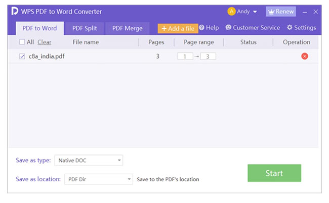 Công cụ chuyển đổi PDF sang Word