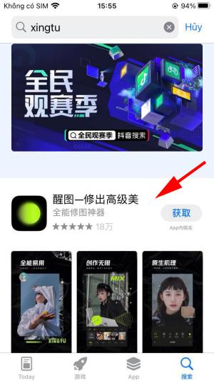 Chỉnh ảnh bằng Xingtu