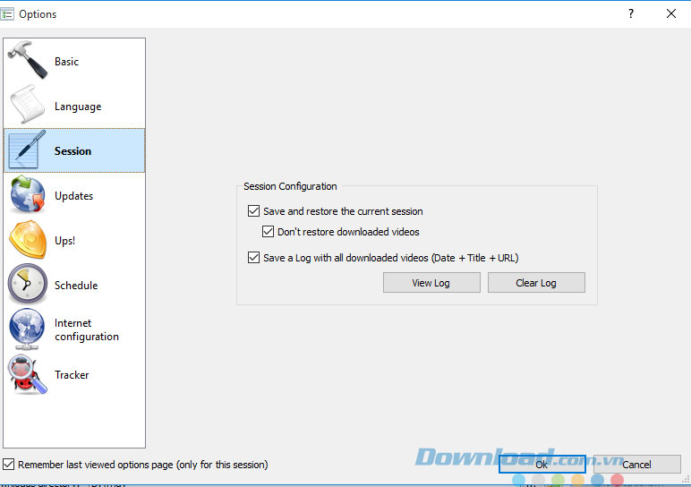 Lịch sử tải file