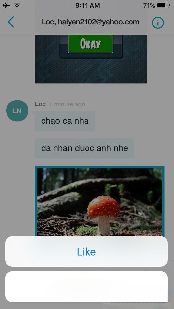 Like ảnh yêu thích