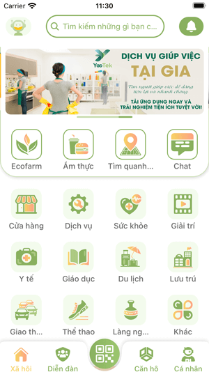 Tích hợp nhiều dịch vụ