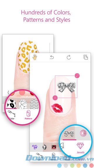 Hàng trăm màu sơn, họa tiết và kiểu móng