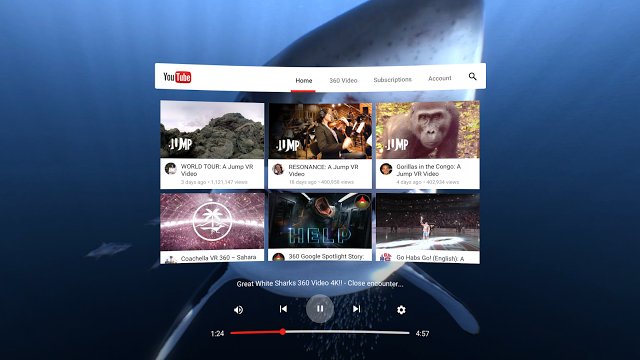 Ứng dụng thực tế ảo YouTube VR Ứng dụng thực tế ảo YouTube VR